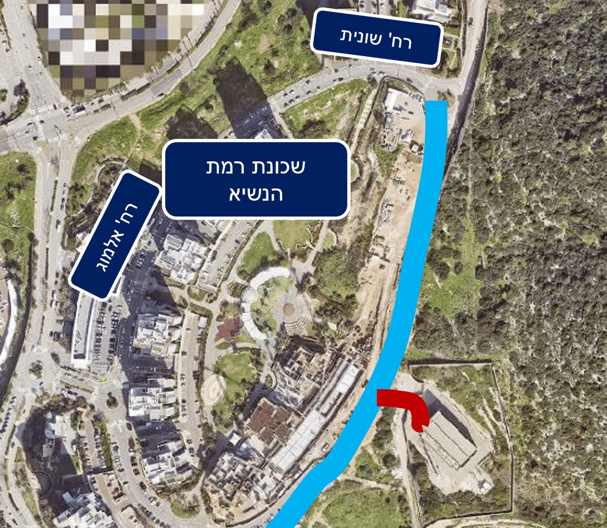 רמת הנשיא שלב ג - רחוב אלמוג